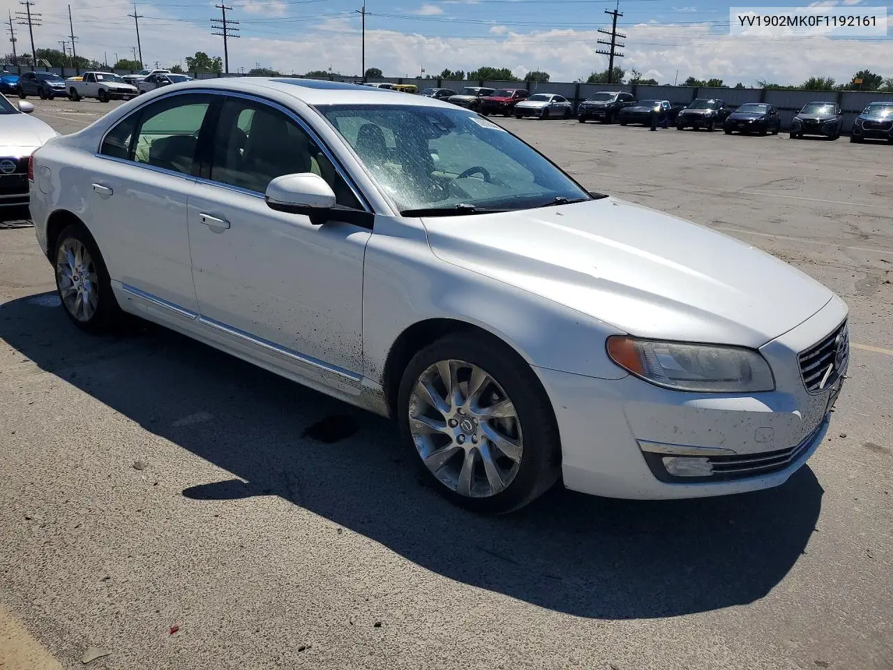 2015 Volvo S80 Premier VIN: YV1902MK0F1192161 Lot: 59395446