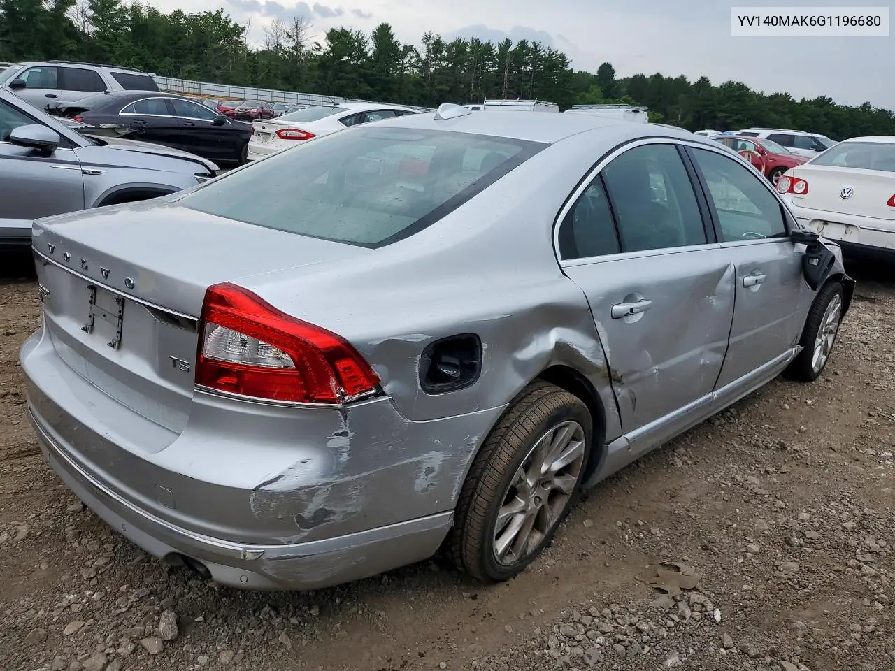 2016 Volvo S80 Premier VIN: YV140MAK6G1196680 Lot: 61601626