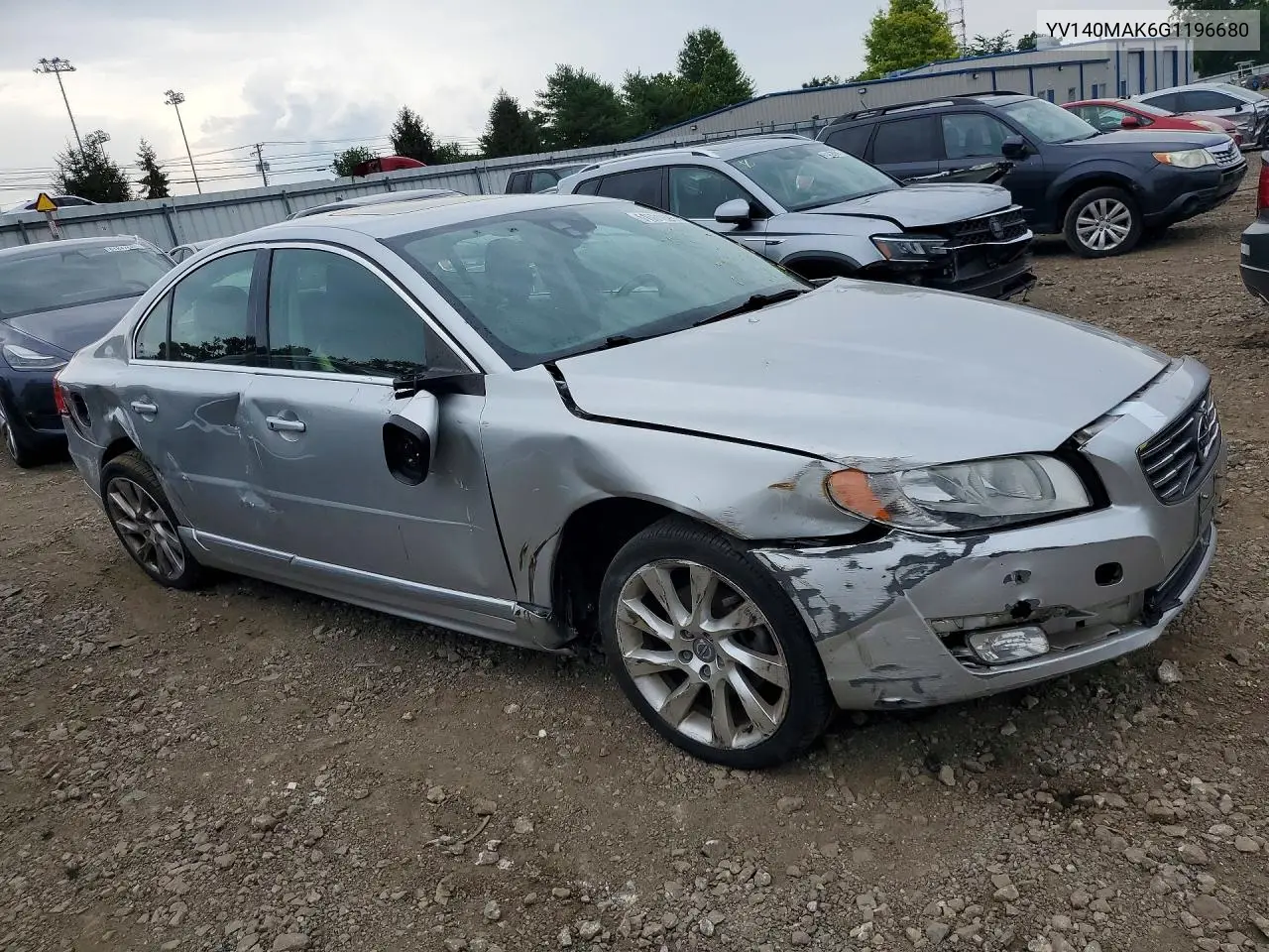 2016 Volvo S80 Premier VIN: YV140MAK6G1196680 Lot: 61601626