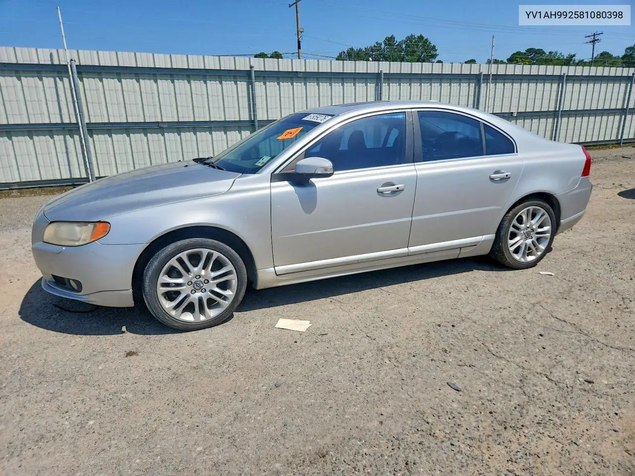 2027 Volvo S80 T6 Turbo VIN: YV1AH992581080398 Lot: 61959276