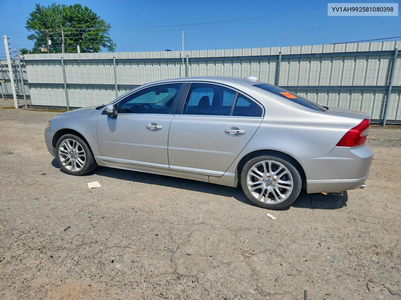 2027 Volvo S80 T6 Turbo VIN: YV1AH992581080398 Lot: 61959276