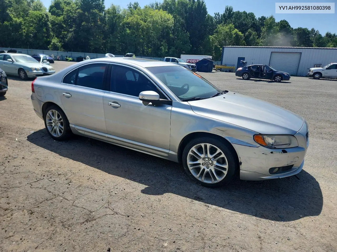 2027 Volvo S80 T6 Turbo VIN: YV1AH992581080398 Lot: 61959276