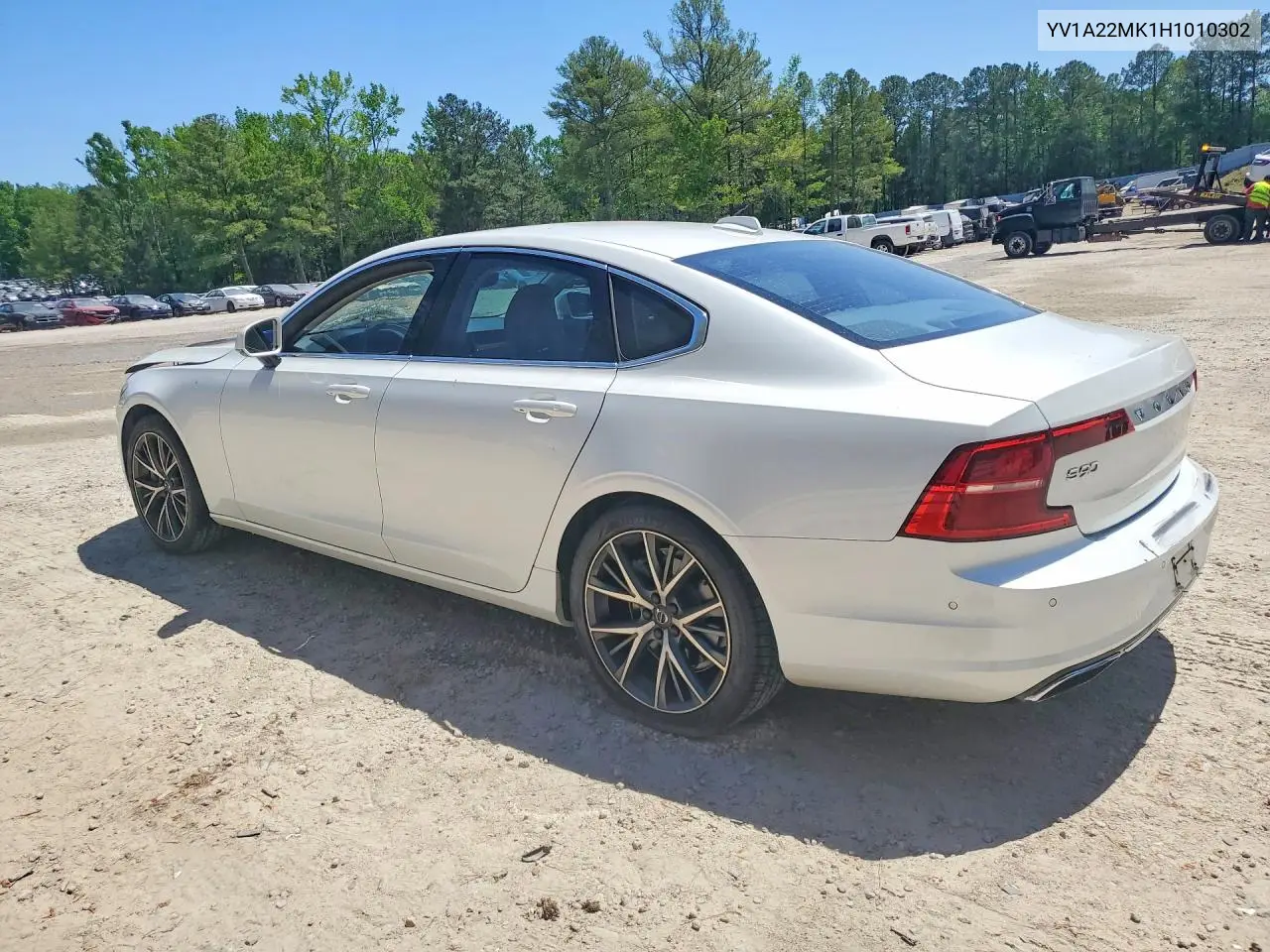 2017 Volvo S90 T6 Momentum VIN: YV1A22MK1H1010302 Lot: 50779266