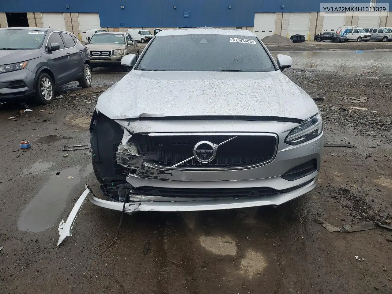 2017 Volvo S90 T6 Momentum VIN: YV1A22MK4H1011329 Lot: 51303406