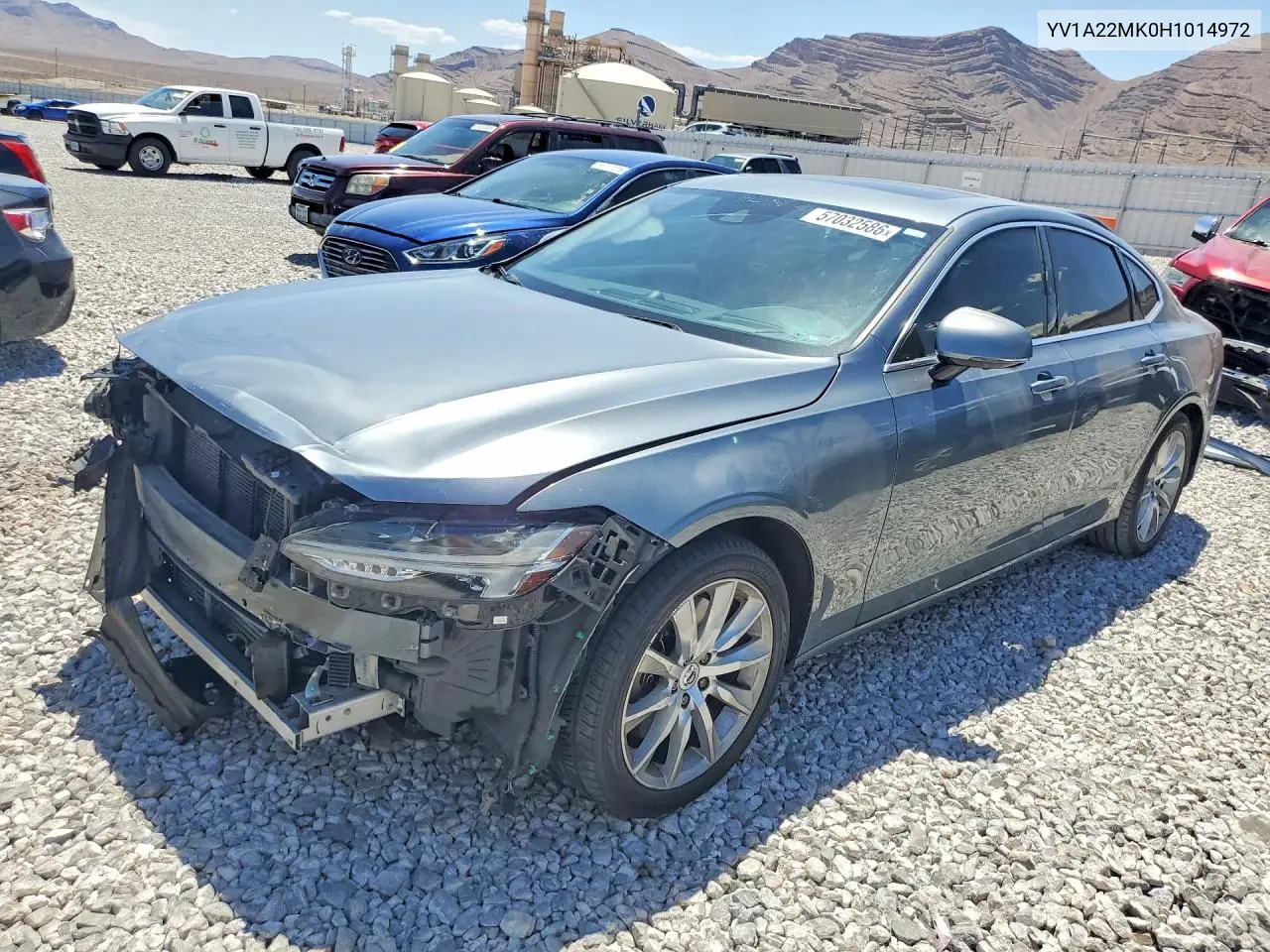 2017 Volvo S90 T6 Momentum VIN: YV1A22MK0H1014972 Lot: 57032586