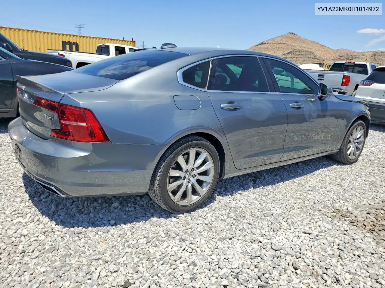 2017 Volvo S90 T6 Momentum VIN: YV1A22MK0H1014972 Lot: 57032586