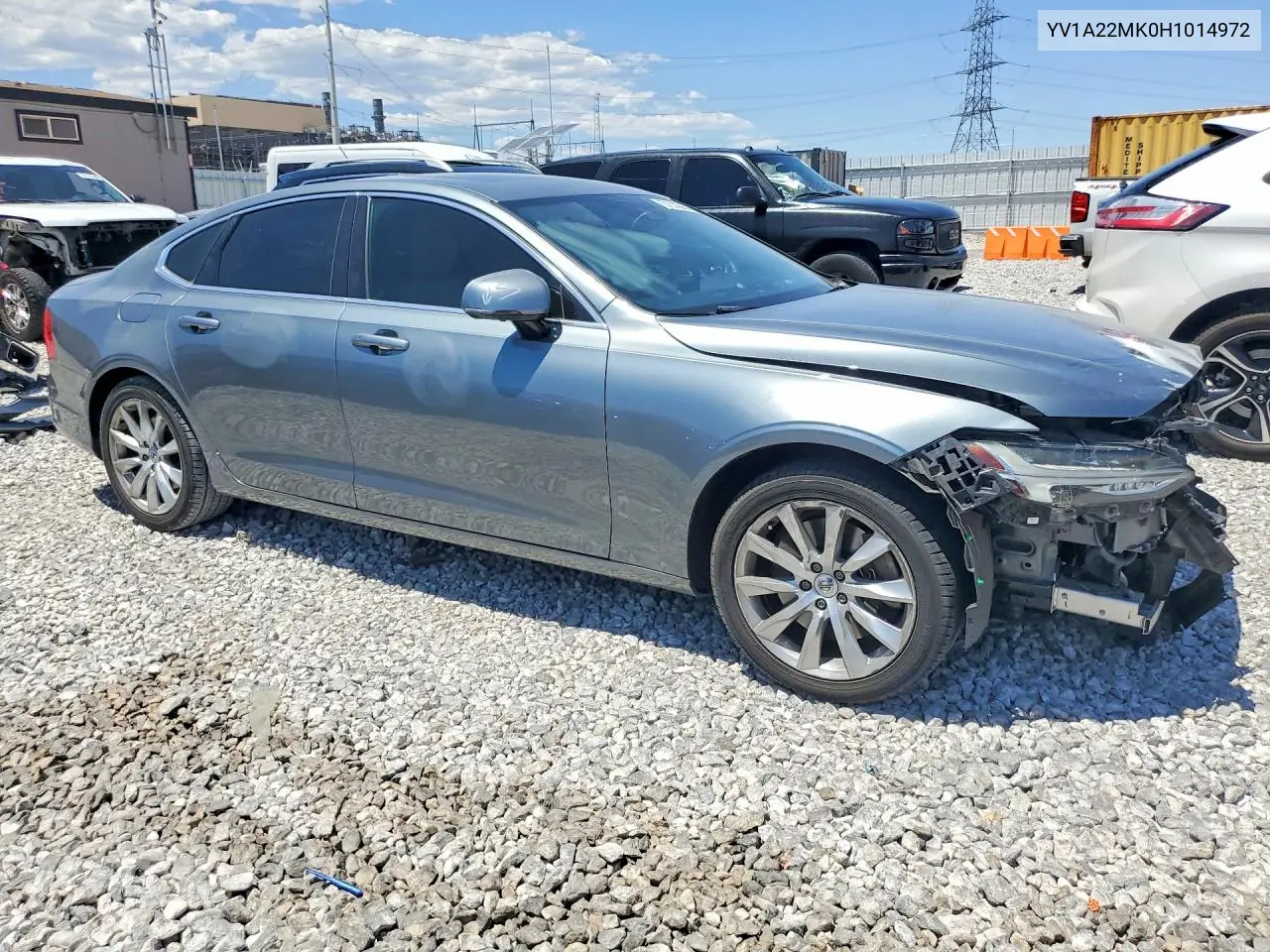 2017 Volvo S90 T6 Momentum VIN: YV1A22MK0H1014972 Lot: 57032586