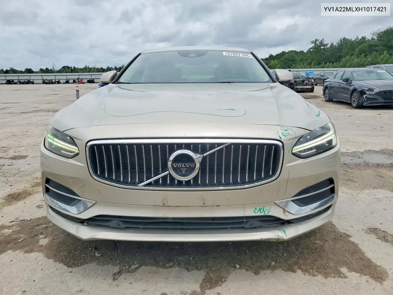 2017 Volvo S90 T6 Inscription VIN: YV1A22MLXH1017421 Lot: 57822166