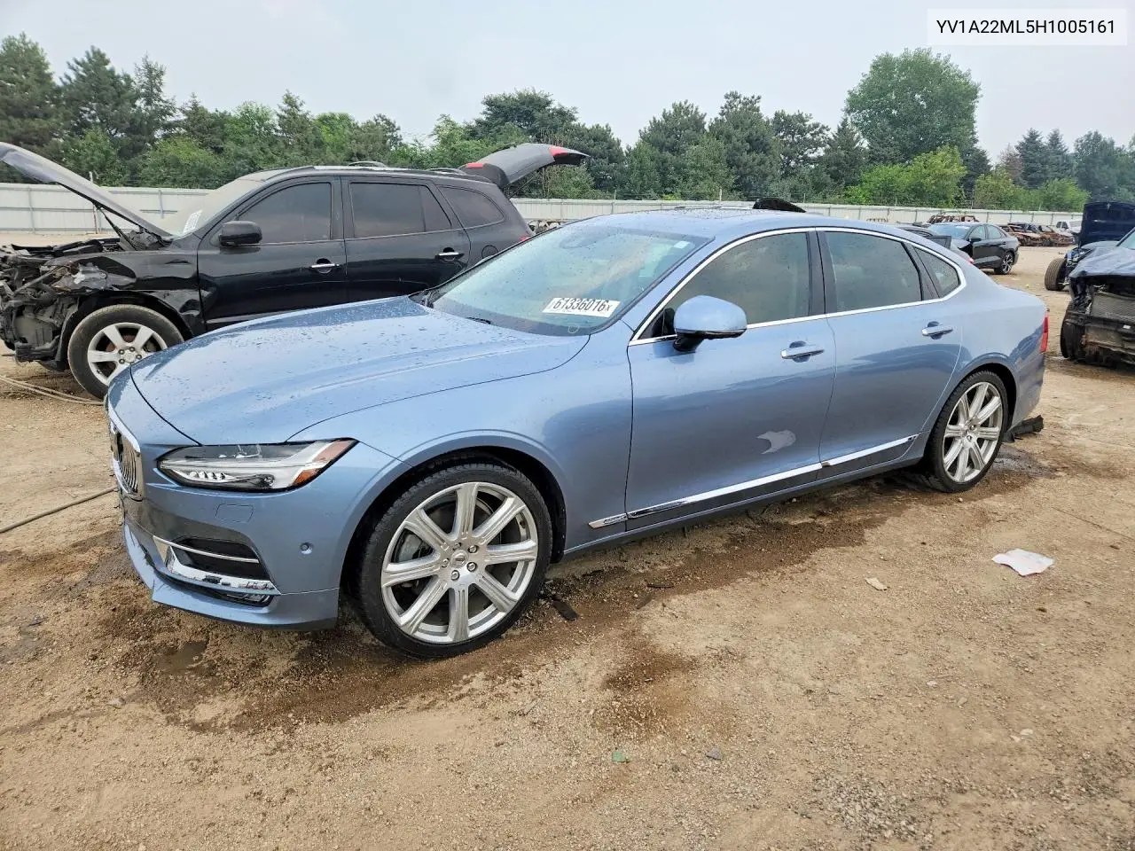 2017 Volvo S90 T6 Inscription VIN: YV1A22ML5H1005161 Lot: 61336016
