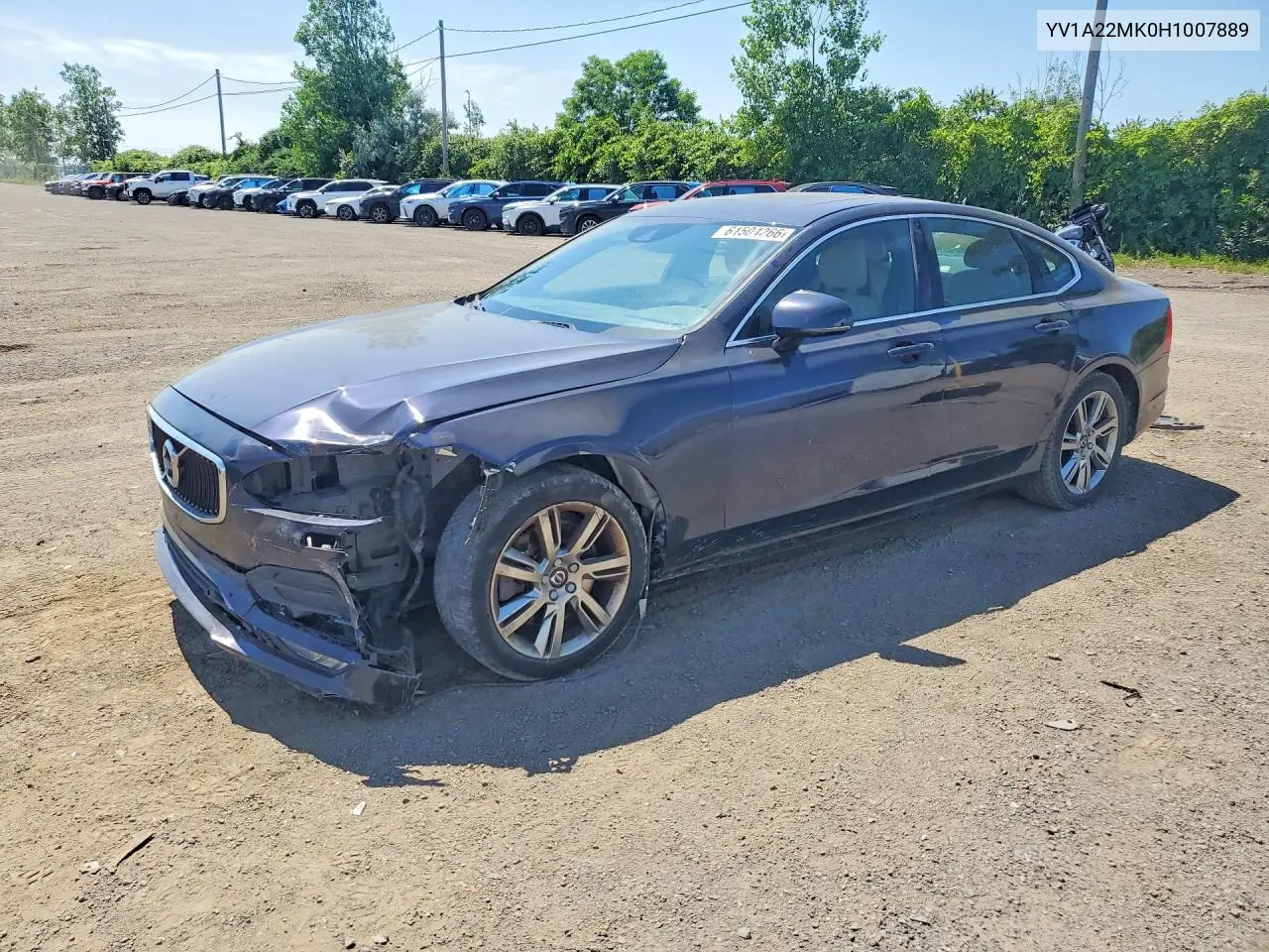 2017 Volvo S90 T6 Momentum VIN: YV1A22MK0H1007889 Lot: 61504266