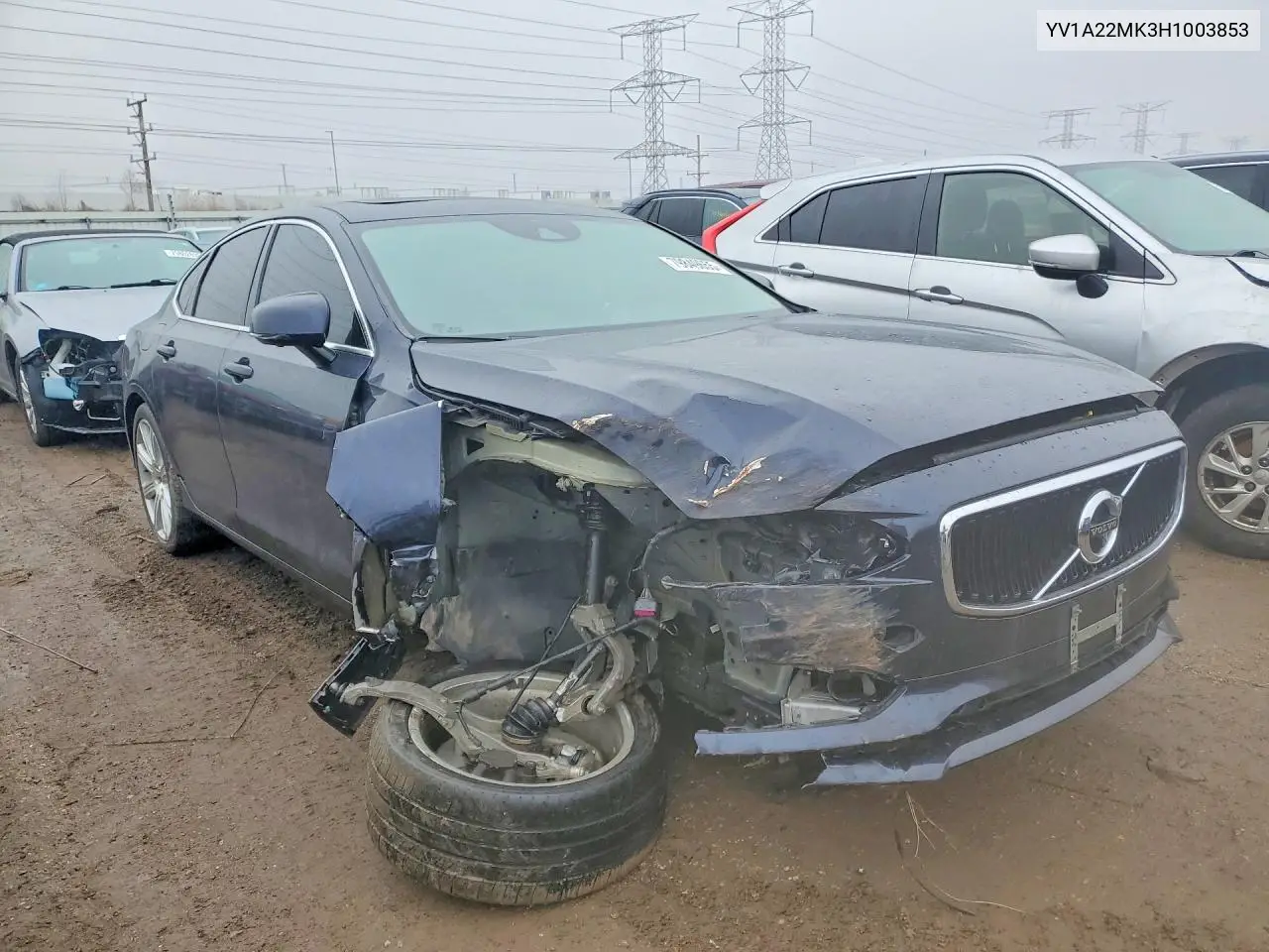 2017 Volvo S90 T6 Momentum VIN: YV1A22MK3H1003853 Lot: 79849655