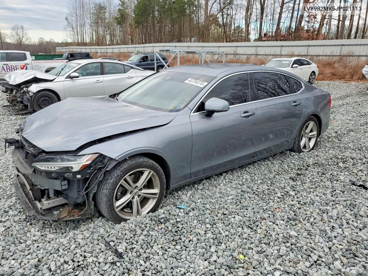 2018 Volvo S90 T5 Momentum VIN: LVY982MK5JP021113 Lot: 45704376