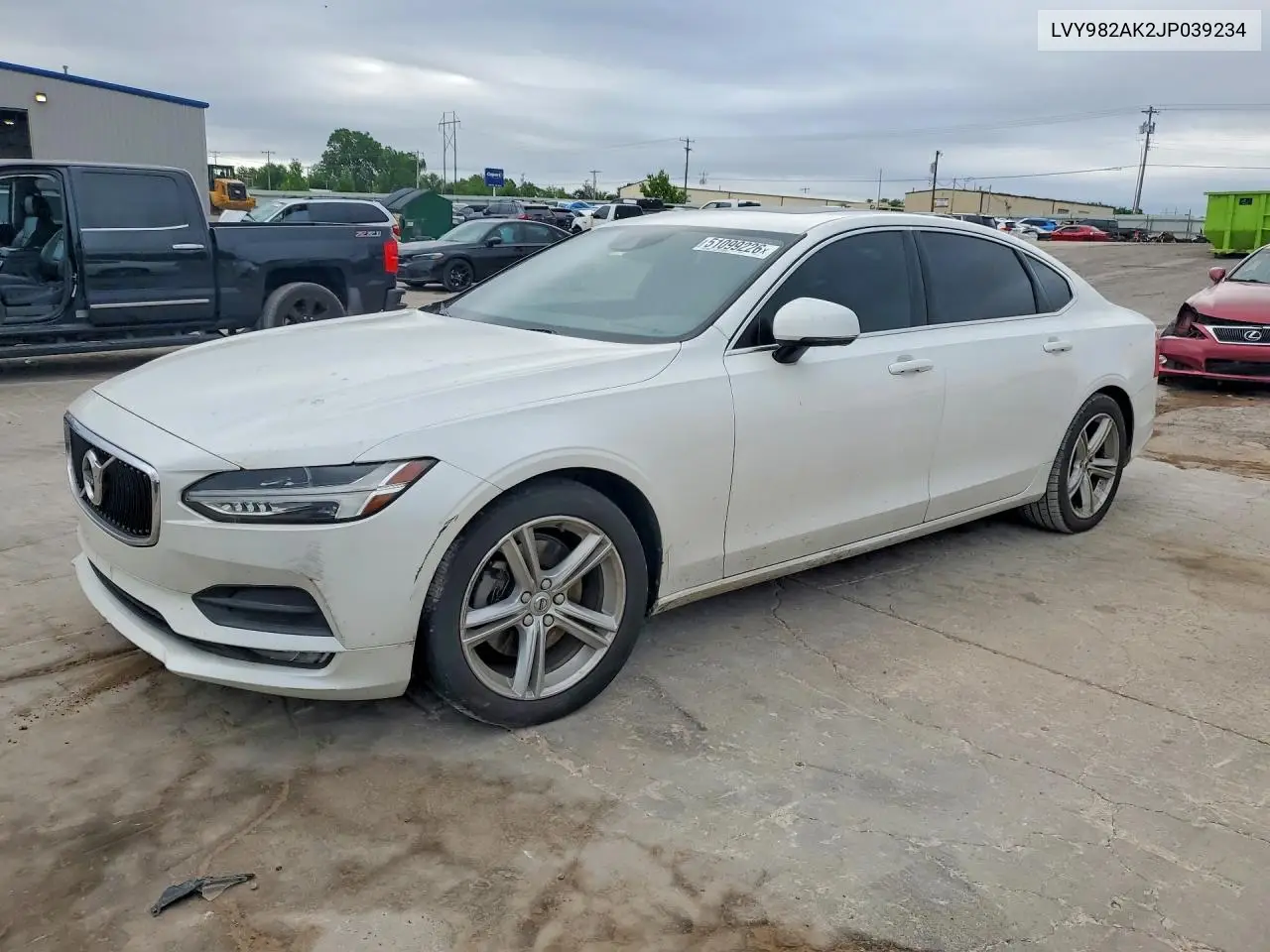 2018 Volvo S90 T5 Momentum VIN: LVY982AK2JP039234 Lot: 51099226
