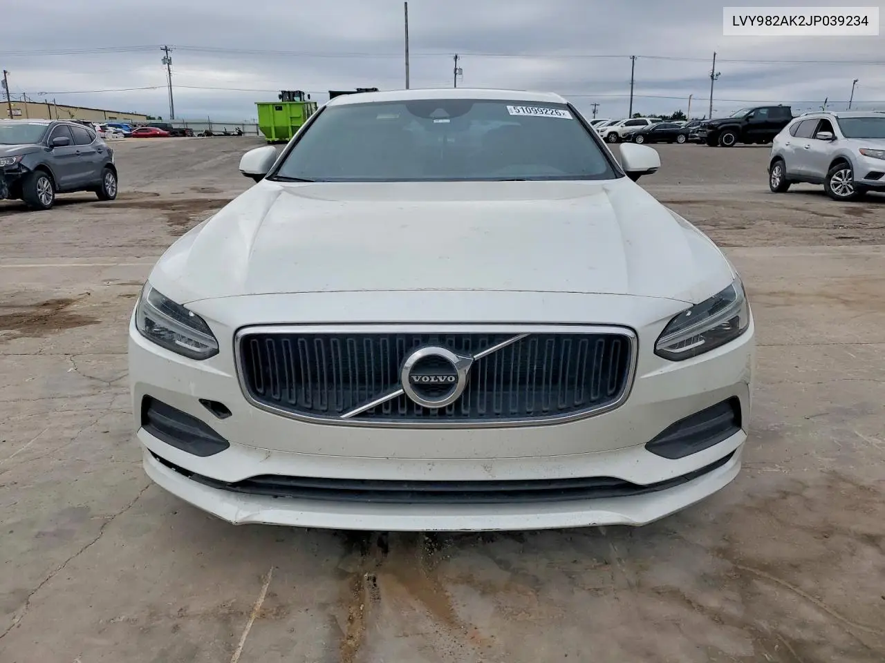 2018 Volvo S90 T5 Momentum VIN: LVY982AK2JP039234 Lot: 51099226