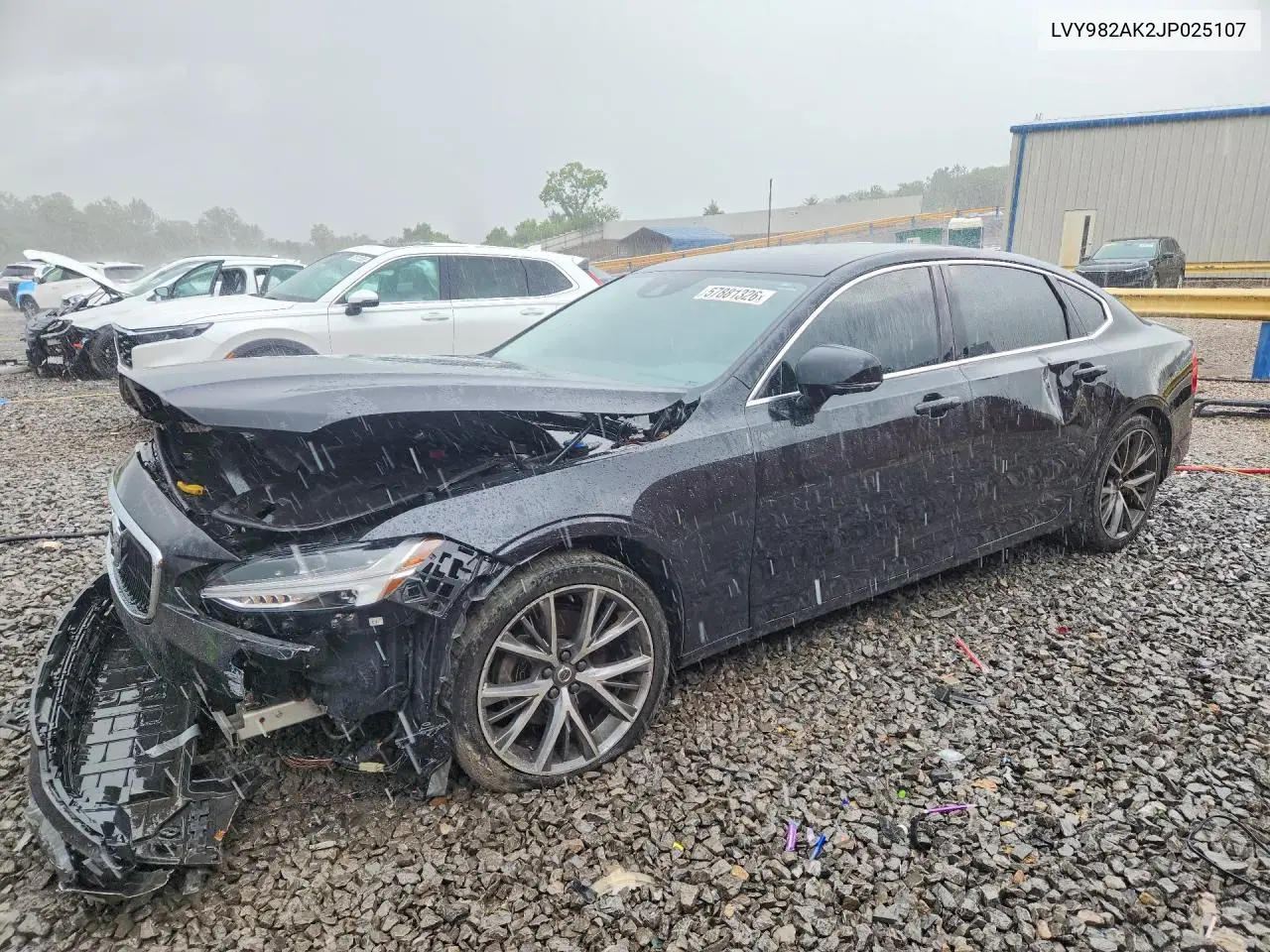 2018 Volvo S90 T5 Momentum VIN: LVY982AK2JP025107 Lot: 57881326