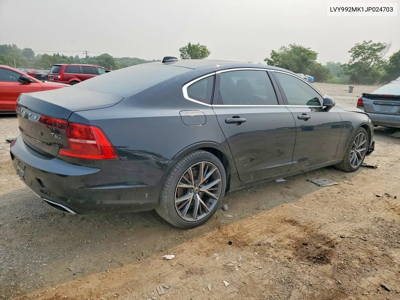 2018 Volvo S90 T6 Momentum VIN: LVY992MK1JP024703 Lot: 60449136