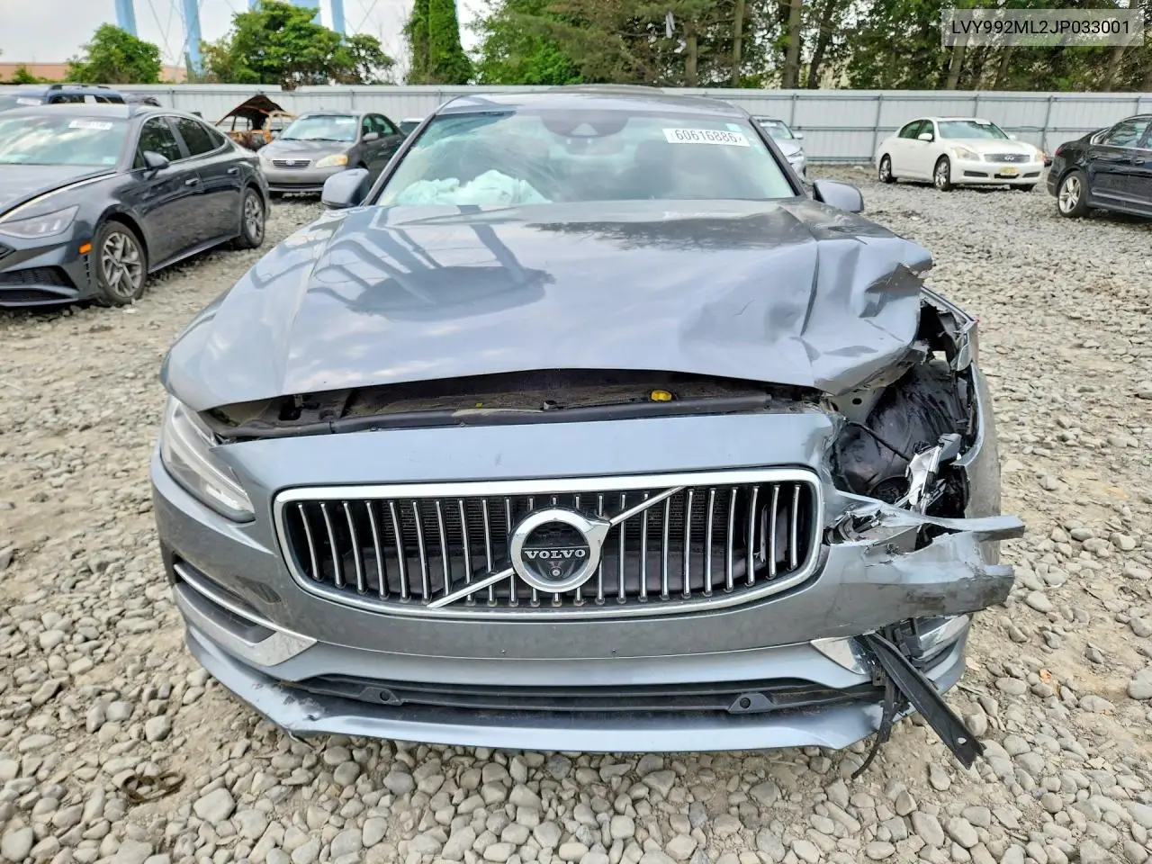2018 Volvo S90 T6 Inscription VIN: LVY992ML2JP033001 Lot: 60616886