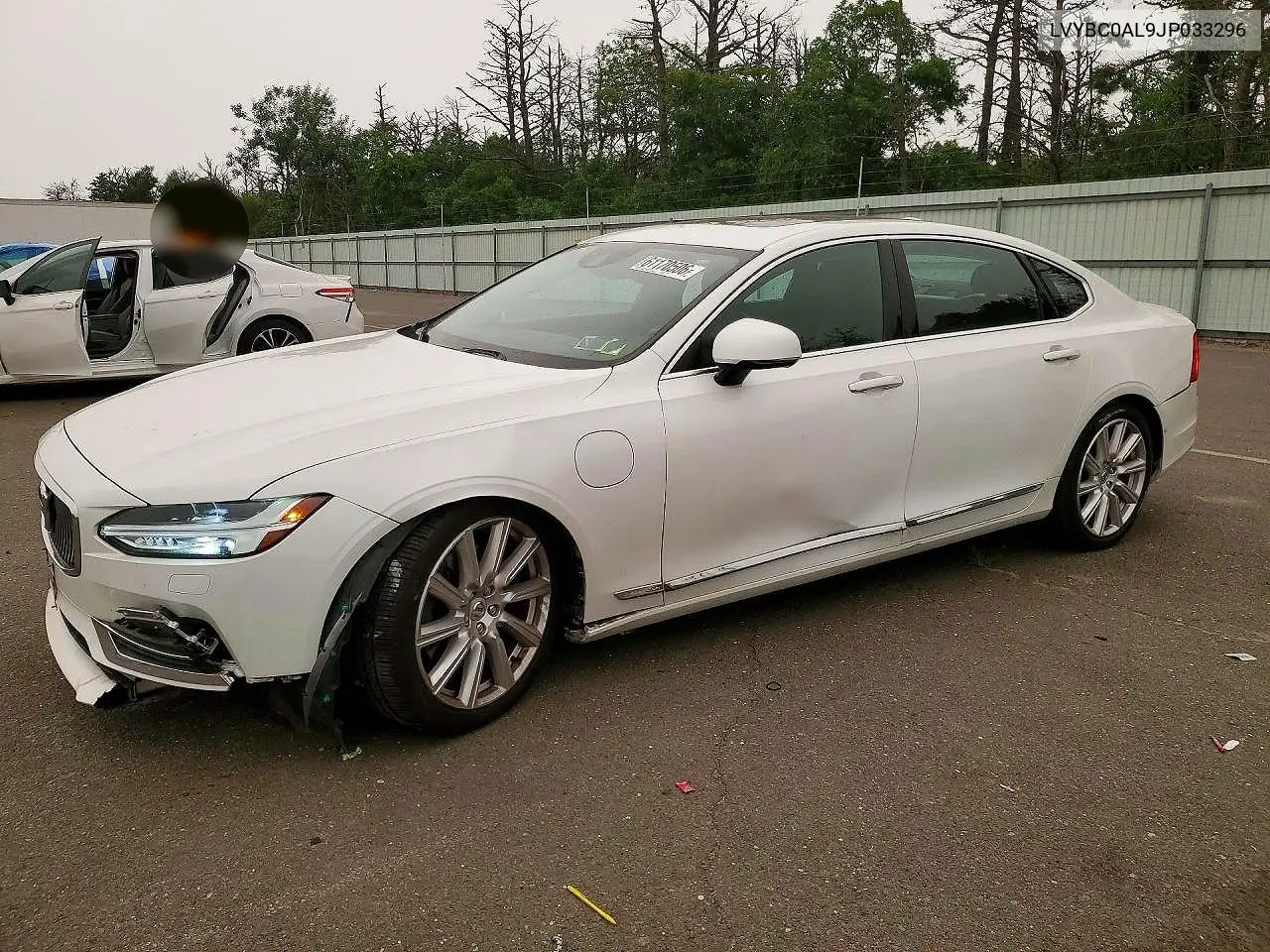 2018 Volvo S90 T8 Inscription VIN: LVYBC0AL9JP033296 Lot: 61170506