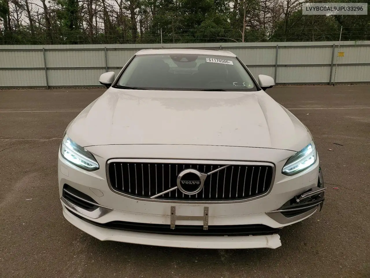 2018 Volvo S90 T8 Inscription VIN: LVYBC0AL9JP033296 Lot: 61170506
