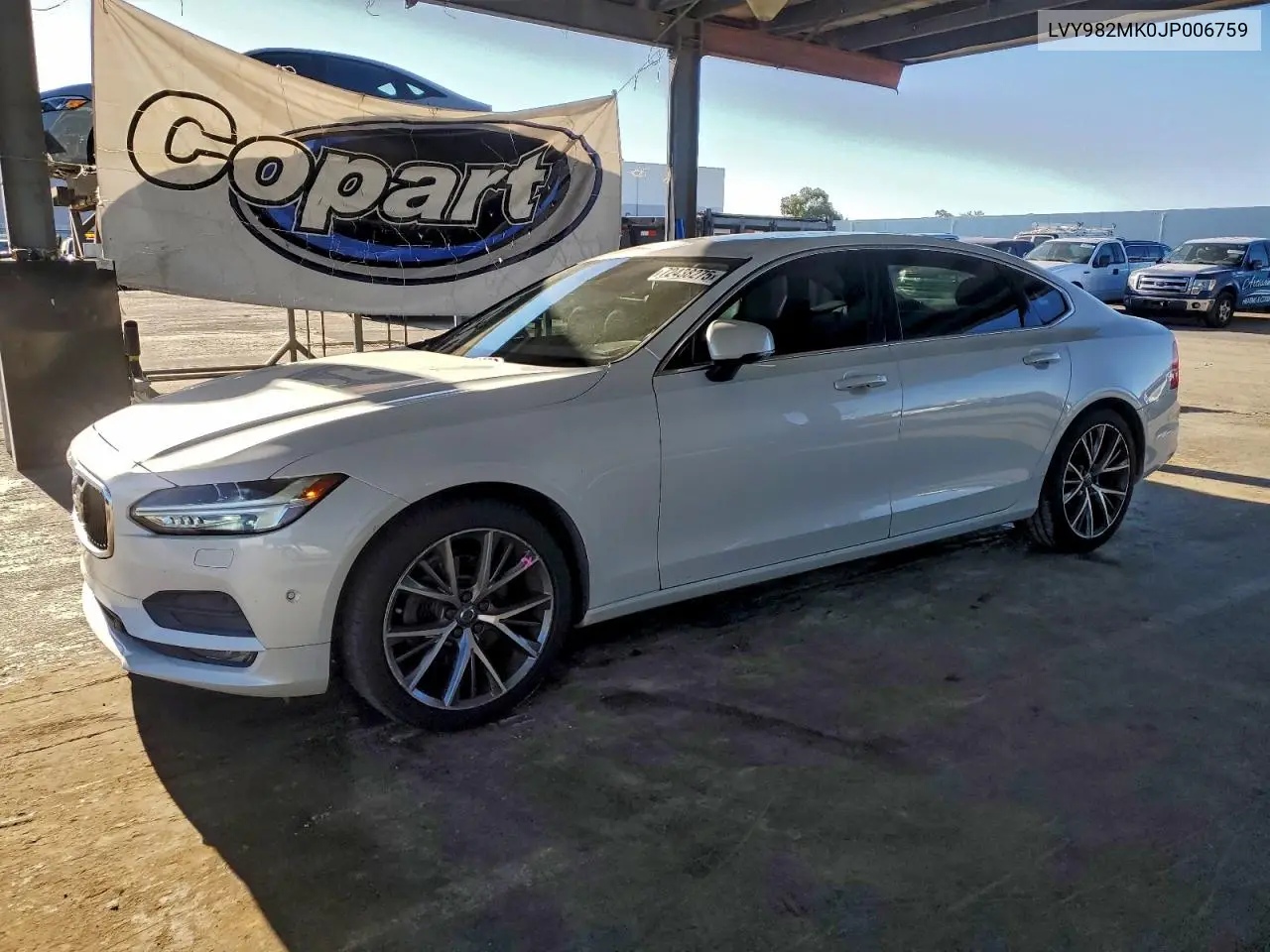 2018 Volvo S90 T5 Momentum VIN: LVY982MK0JP006759 Lot: 72438275