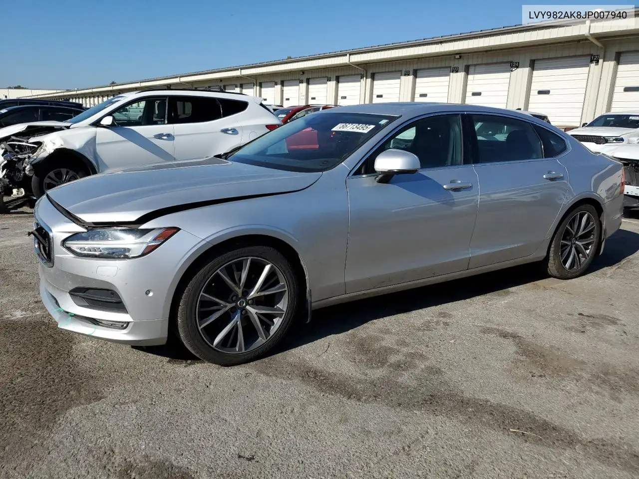 2018 Volvo S90 T5 Momentum VIN: LVY982AK8JP007940 Lot: 86713495