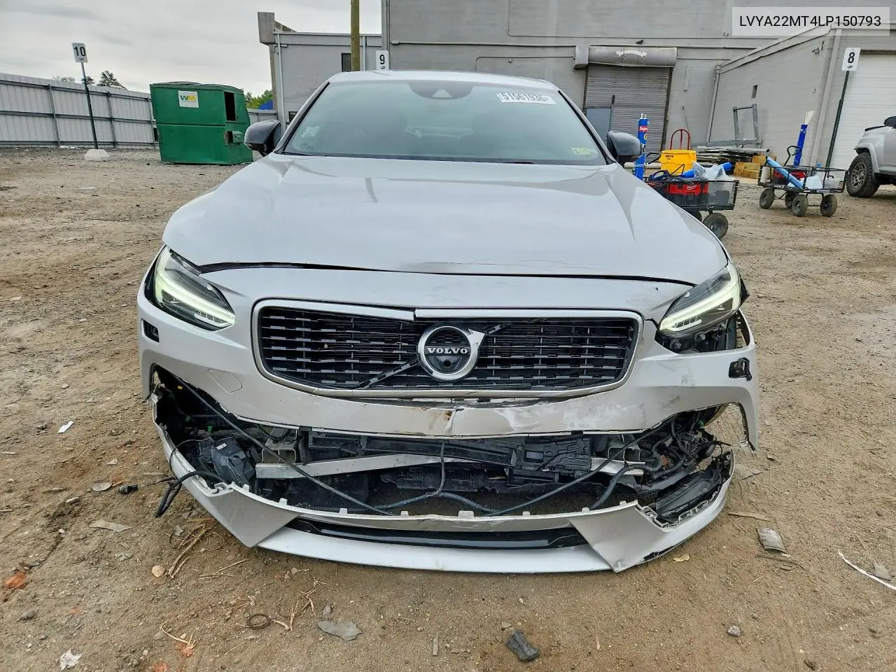 2020 Volvo S90 T6 Ocean Race VIN: LVYA22MT4LP150793 Lot: 51561936