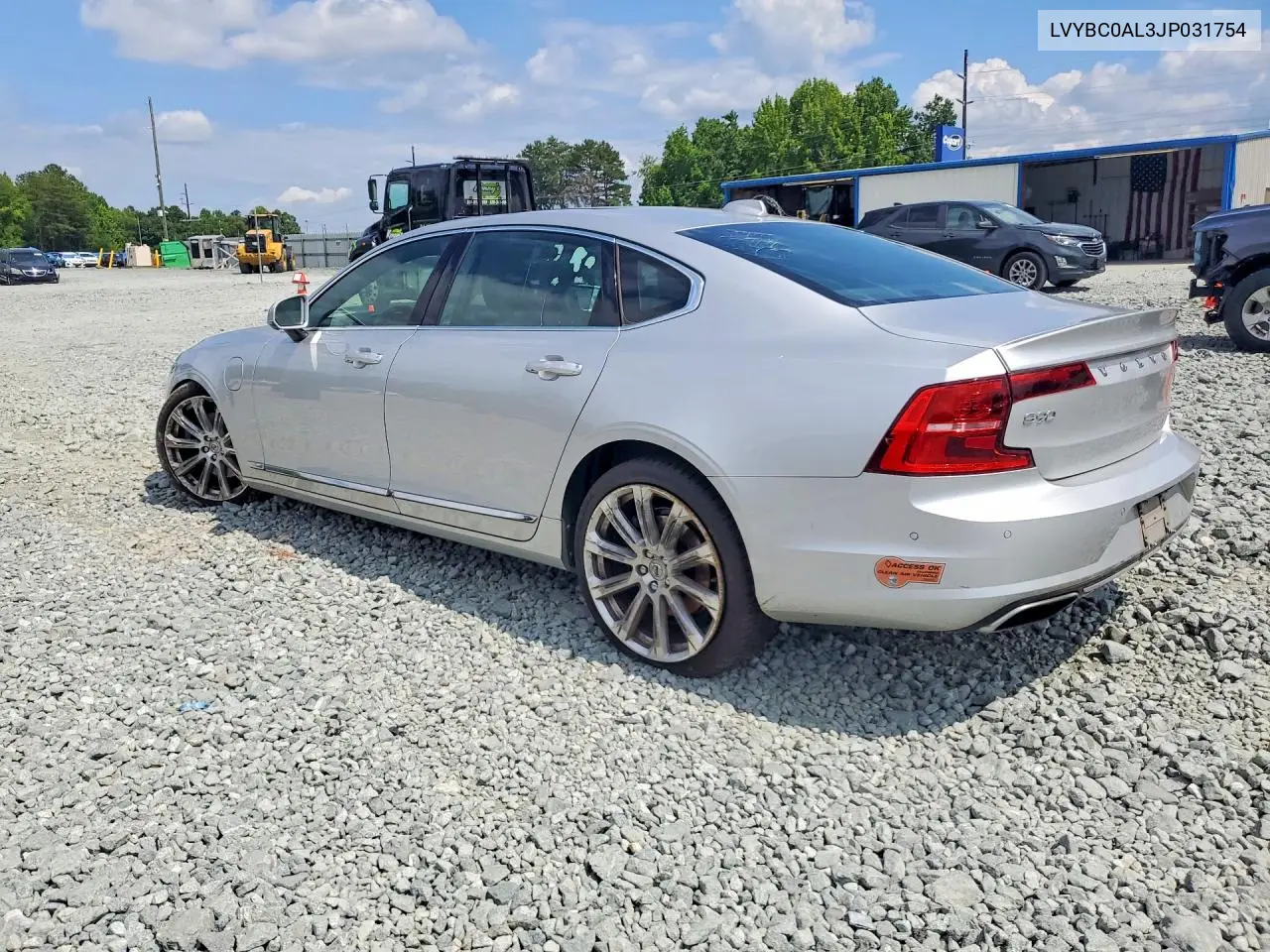 2020 Volvo S90 T8 Inscription VIN: LVYBC0AL3JP031754 Lot: 58970736