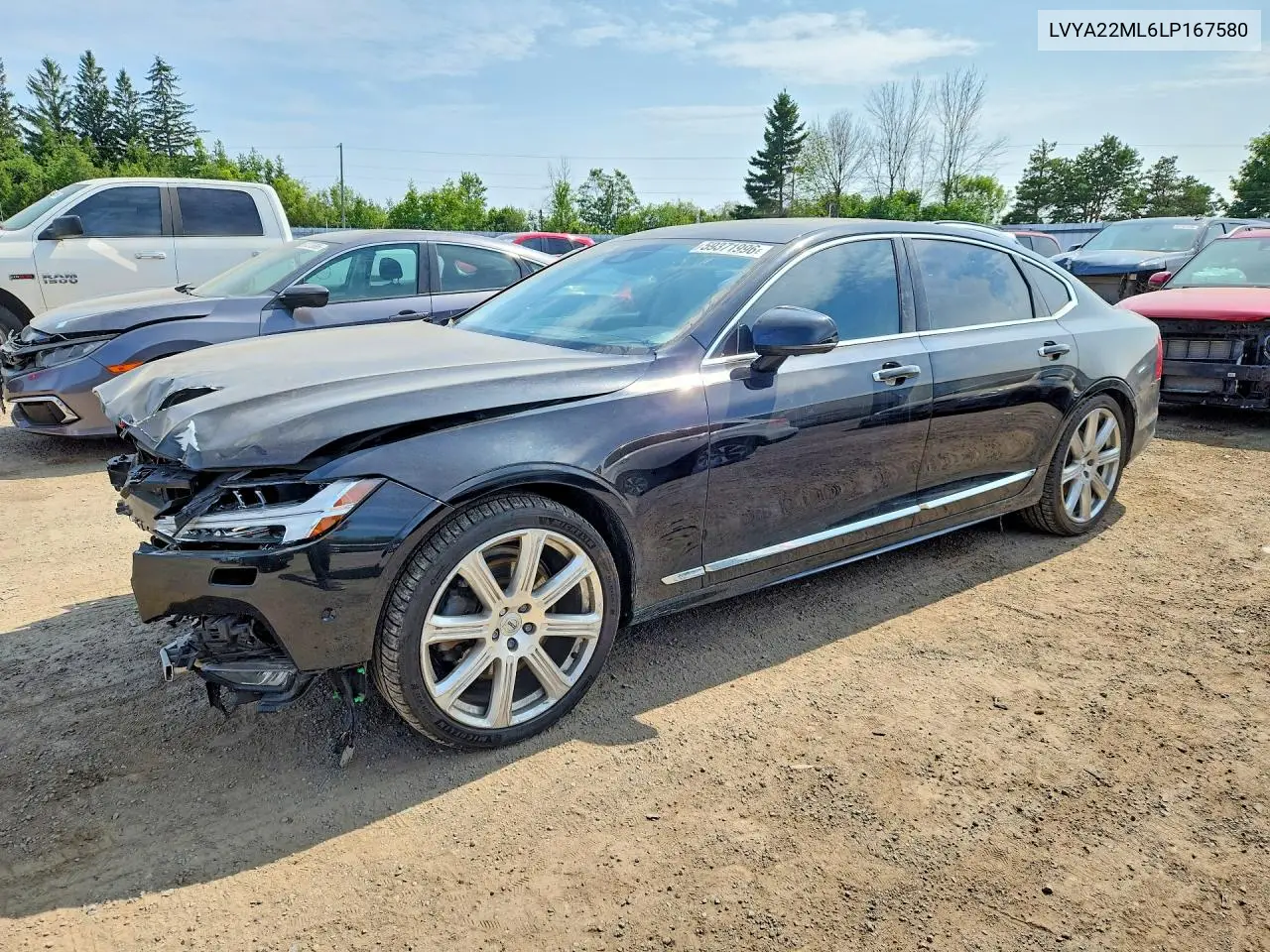 2020 Volvo S90 T6 Inscription VIN: LVYA22ML6LP167580 Lot: 59371996