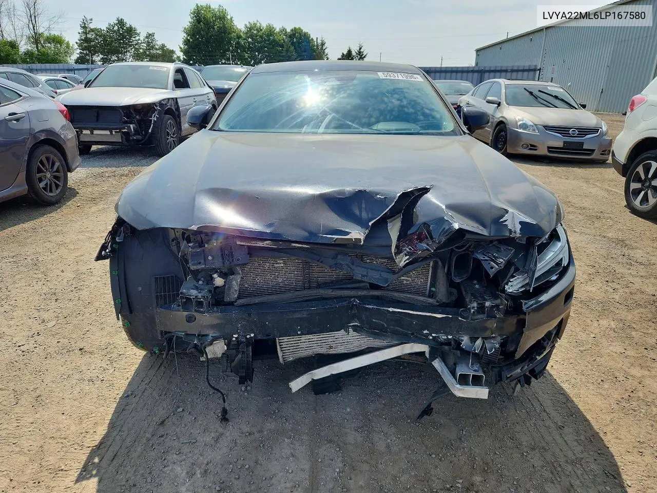 2020 Volvo S90 T6 Inscription VIN: LVYA22ML6LP167580 Lot: 59371996