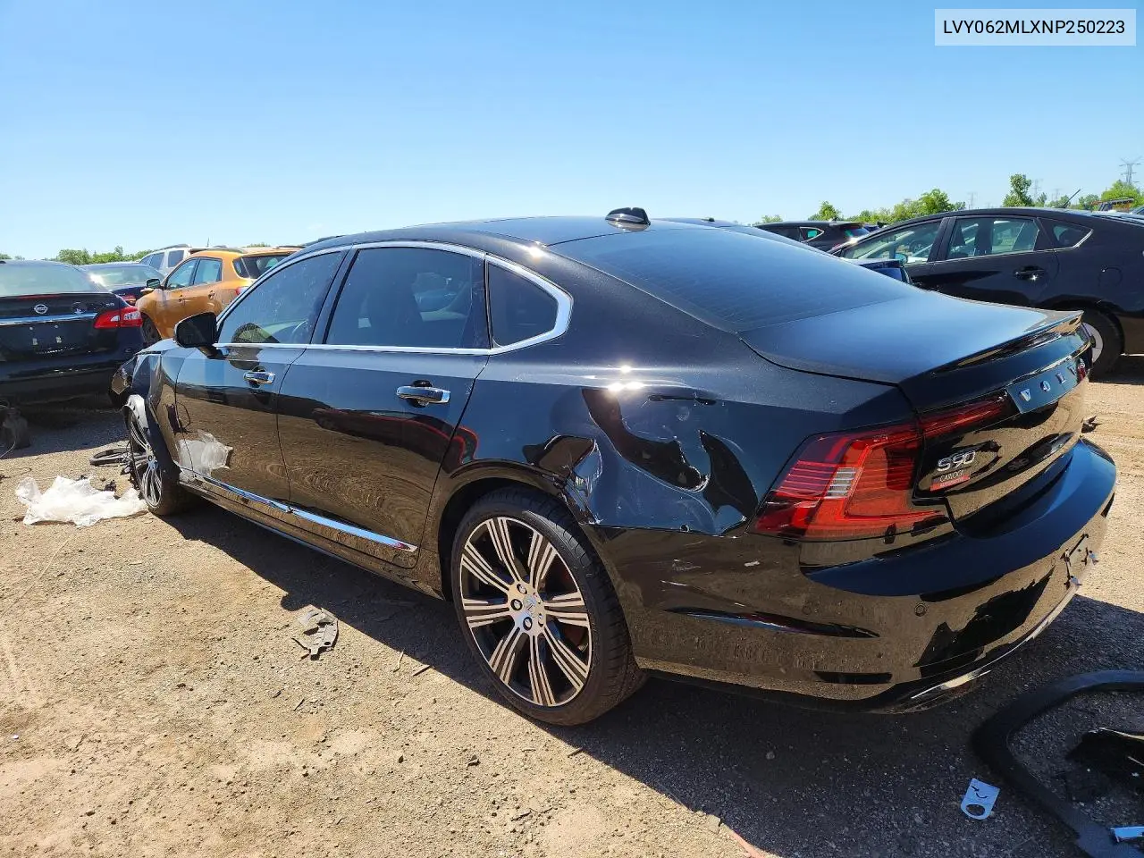 2022 Volvo S90 B6 Inscription VIN: LVY062MLXNP250223 Lot: 57227486