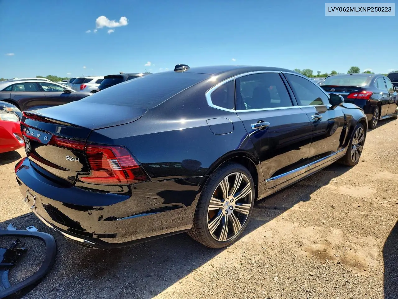 2022 Volvo S90 B6 Inscription VIN: LVY062MLXNP250223 Lot: 57227486