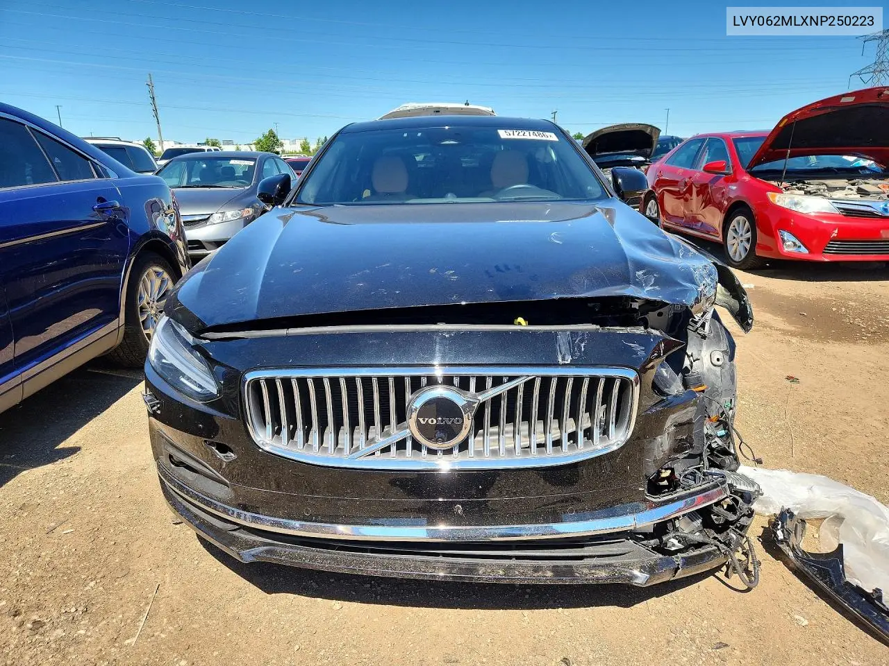 2022 Volvo S90 B6 Inscription VIN: LVY062MLXNP250223 Lot: 57227486