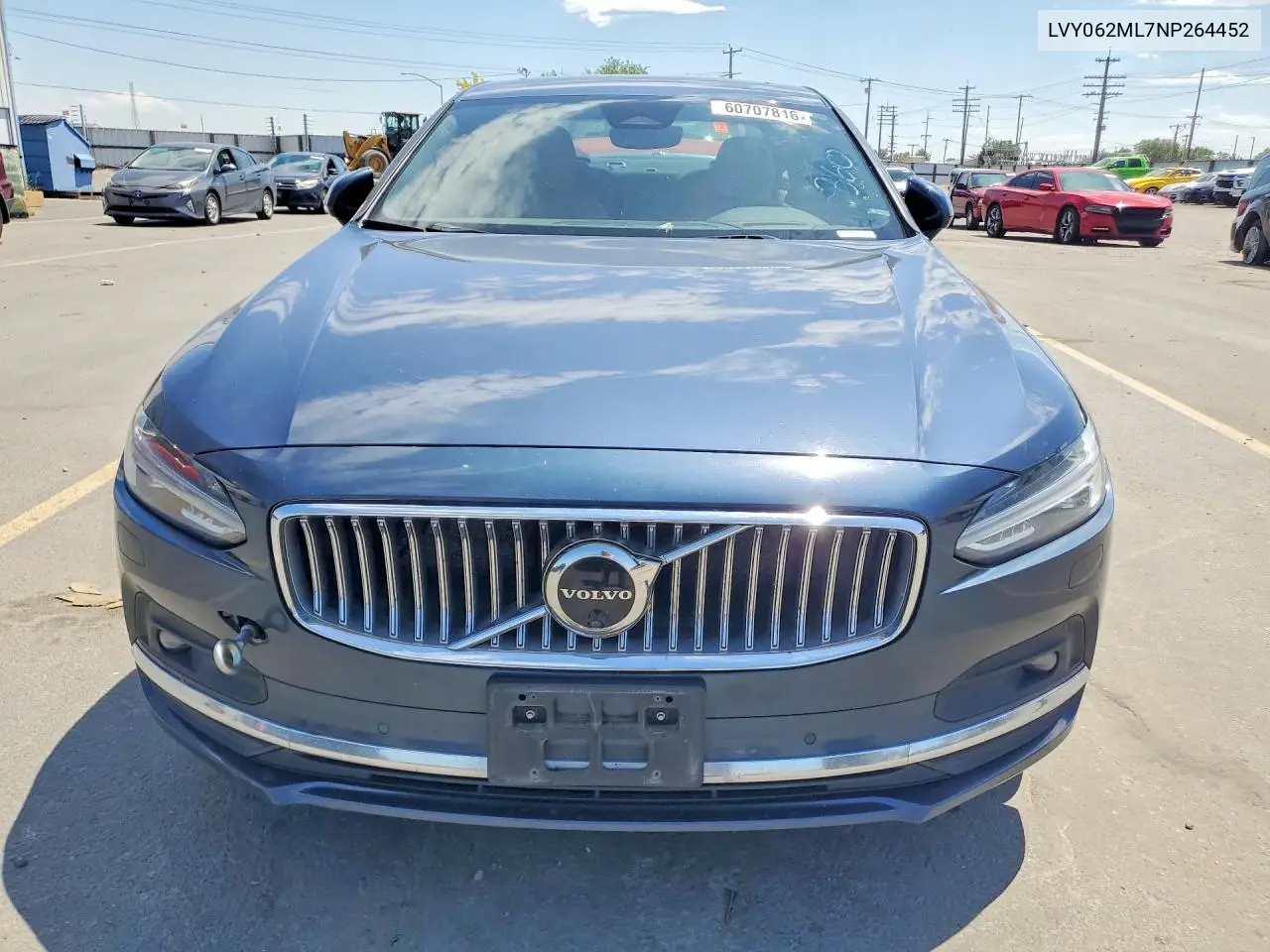 2022 Volvo S90 B6 Inscription VIN: LVY062ML7NP264452 Lot: 60707816