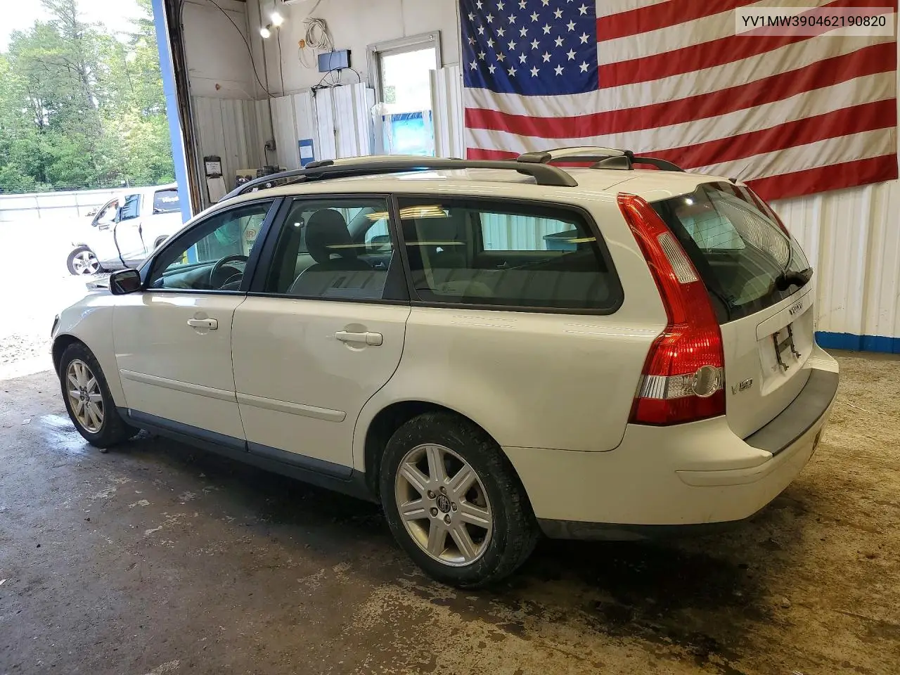 2006 Volvo V50 2.4I VIN: YV1MW390462190820 Lot: 58617936