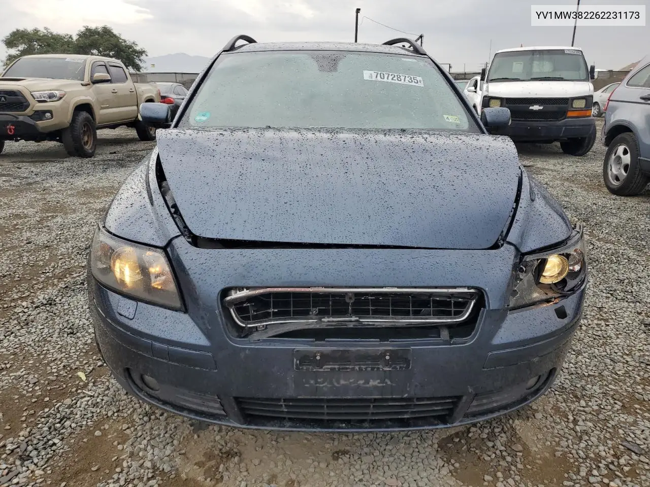 2006 Volvo V50 2.4I VIN: YV1MW382262231173 Lot: 70728735