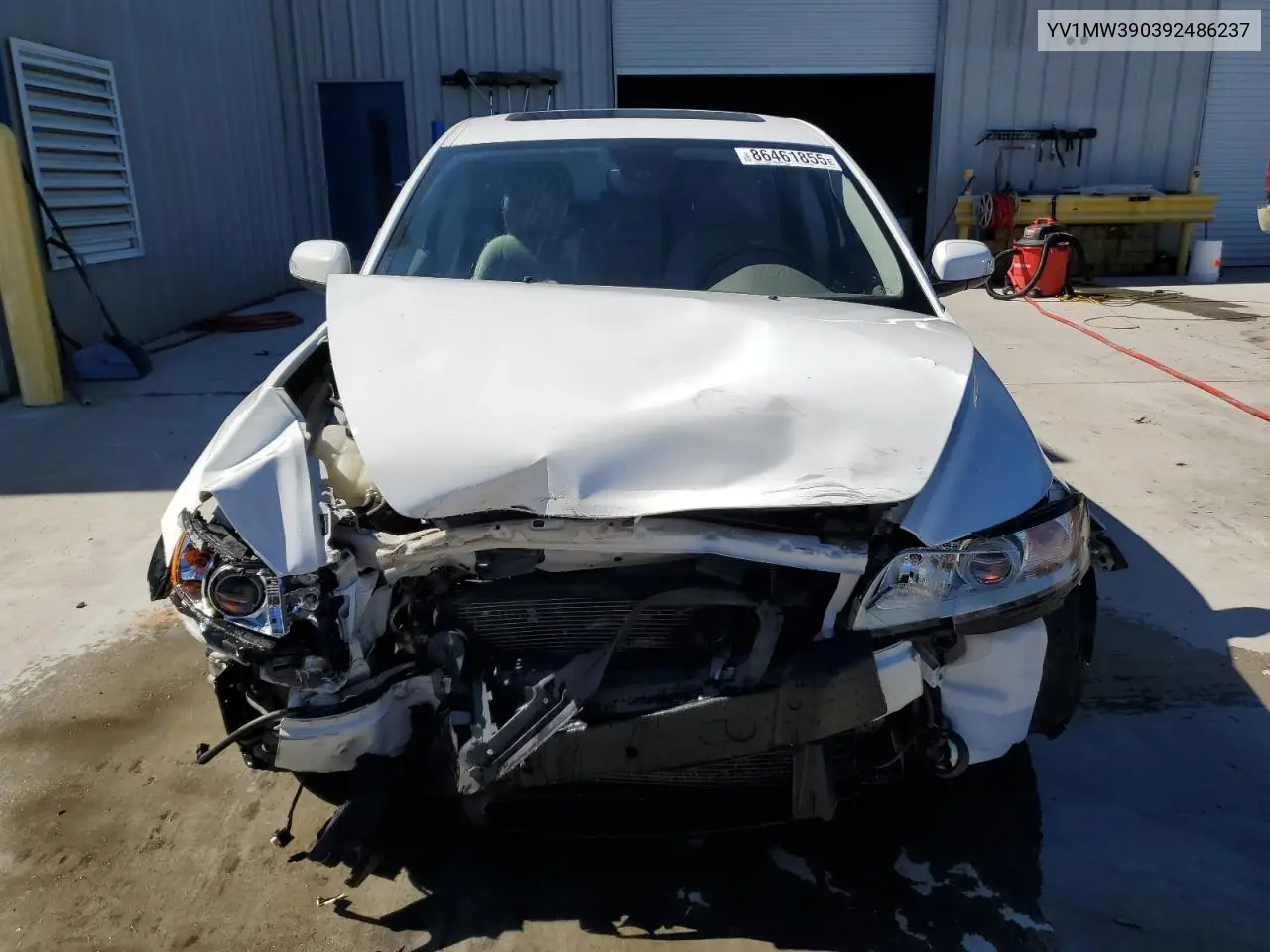 2009 Volvo V50 2.4I VIN: YV1MW390392486237 Lot: 86461855