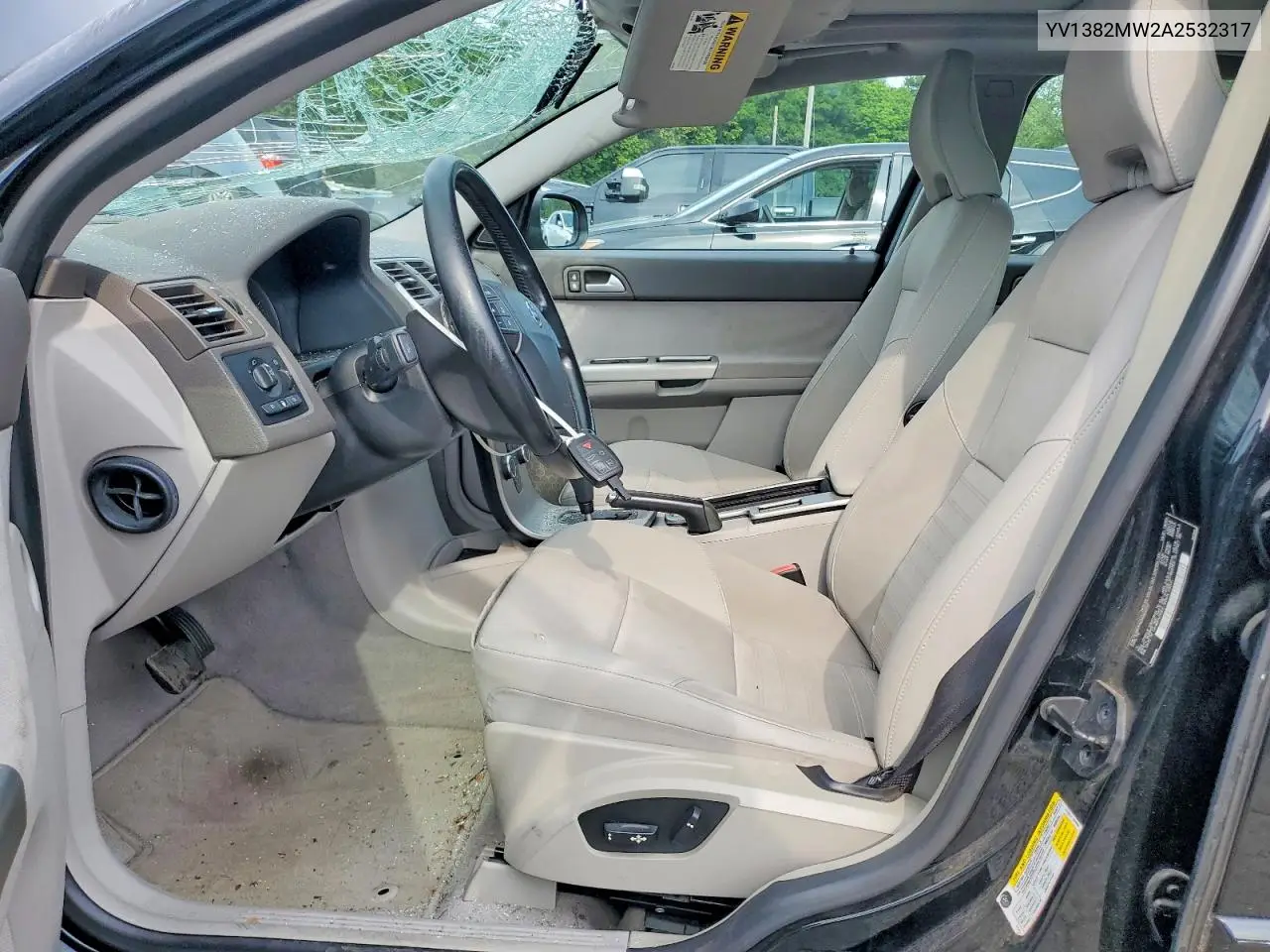 2010 Volvo V50 2.4I VIN: YV1382MW2A2532317 Lot: 60698446