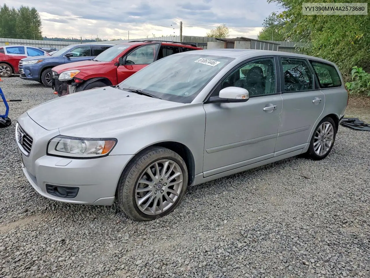 2010 Volvo V50 2.4I VIN: YV1390MW4A2573680 Lot: 61067446