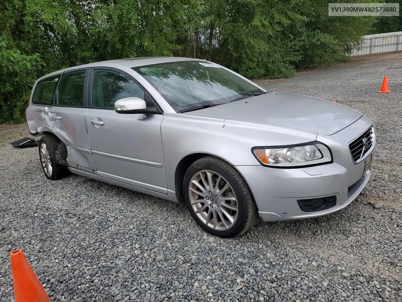 2010 Volvo V50 2.4I VIN: YV1390MW4A2573680 Lot: 61067446