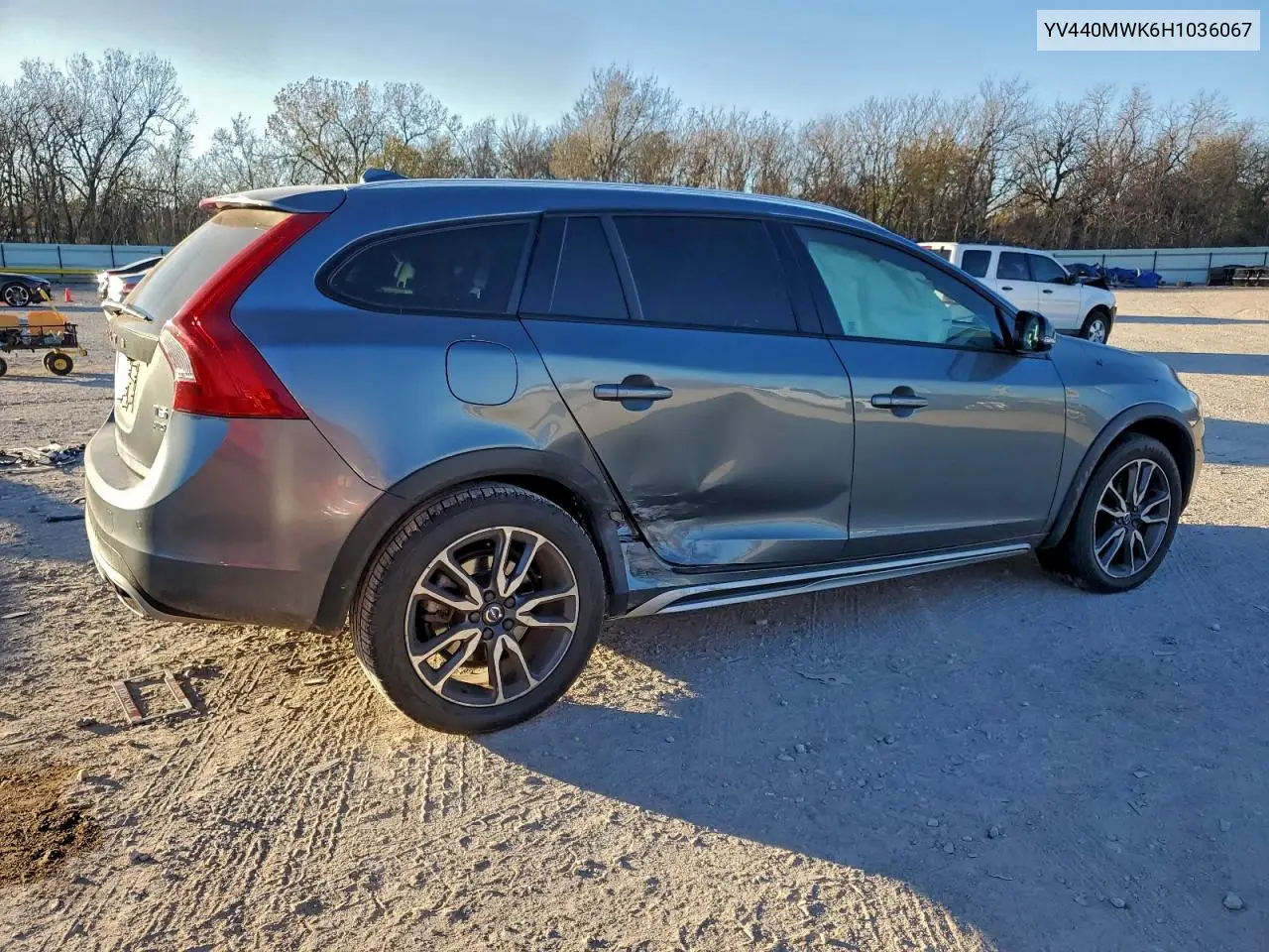 2017 Volvo V60 Cross Country Premier VIN: YV440MWK6H1036067 Lot: 95016065