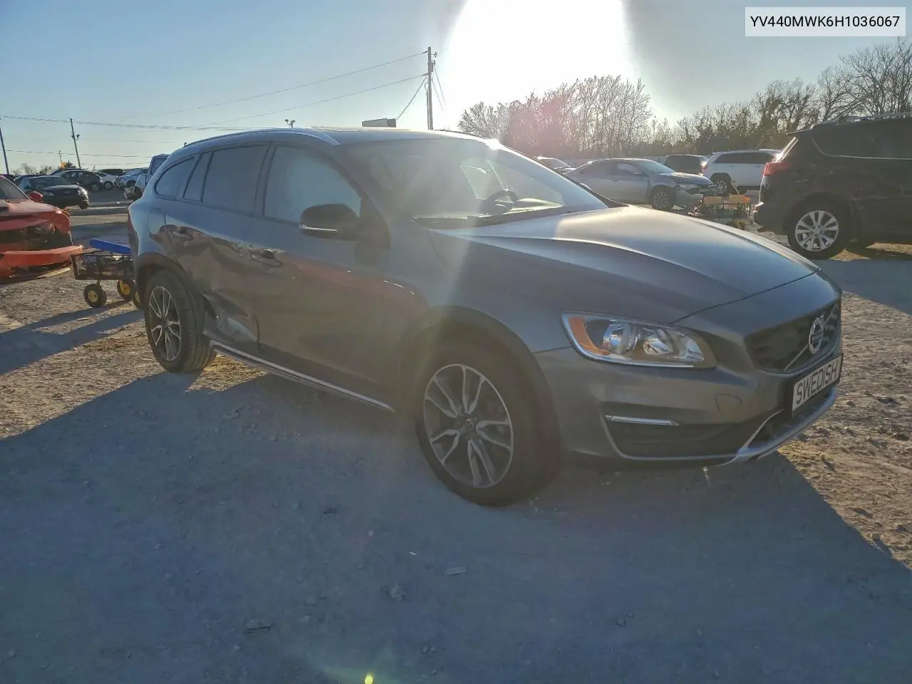2017 Volvo V60 Cross Country Premier VIN: YV440MWK6H1036067 Lot: 95016065