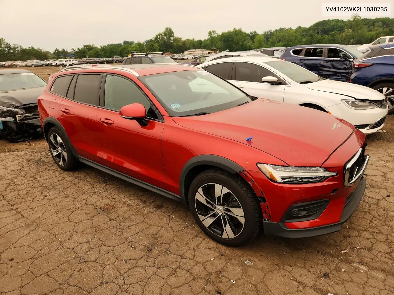 2020 Volvo V60 Cross Country T5 Momentum VIN: YV4102WK2L1030735 Lot: 60361156