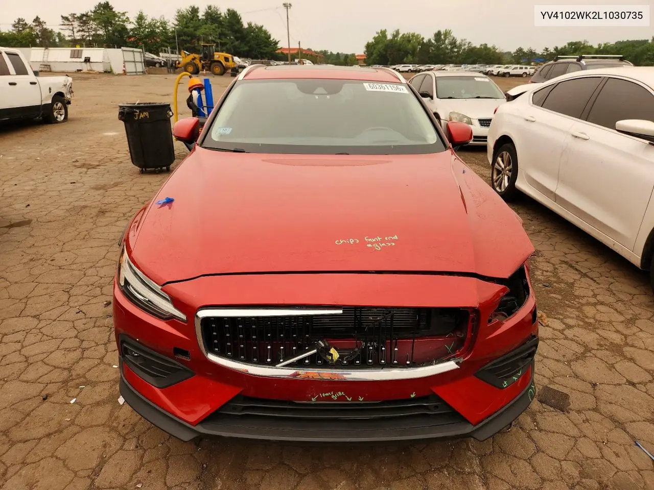 2020 Volvo V60 Cross Country T5 Momentum VIN: YV4102WK2L1030735 Lot: 60361156