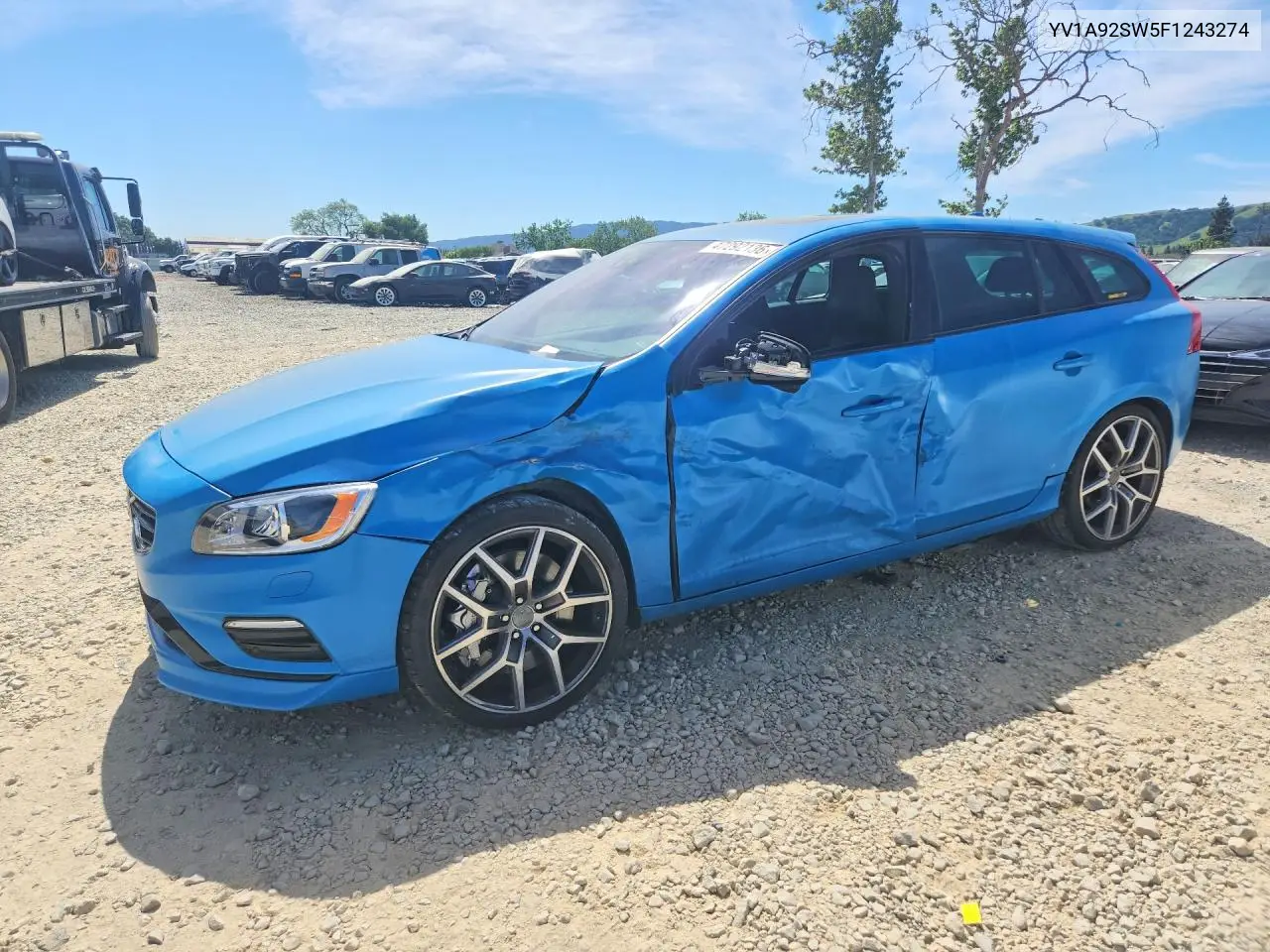 2015 Volvo V60 Polestar VIN: YV1A92SW5F1243274 Lot: 47292136