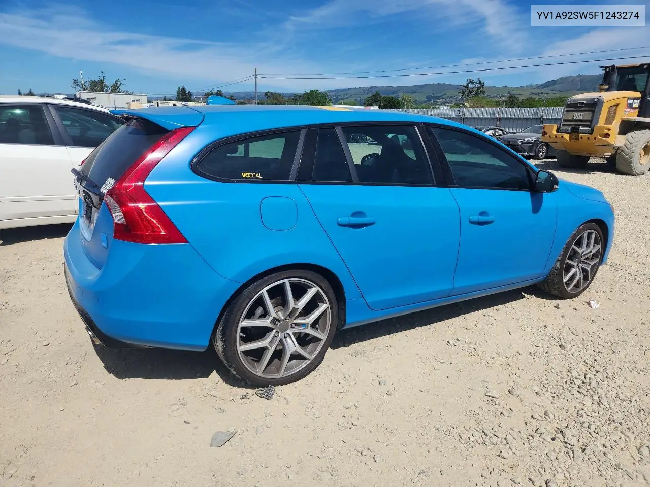 2015 Volvo V60 Polestar VIN: YV1A92SW5F1243274 Lot: 47292136
