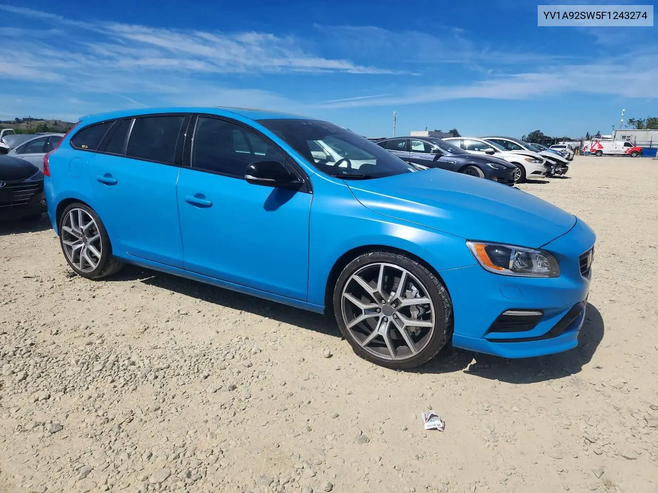 2015 Volvo V60 Polestar VIN: YV1A92SW5F1243274 Lot: 47292136