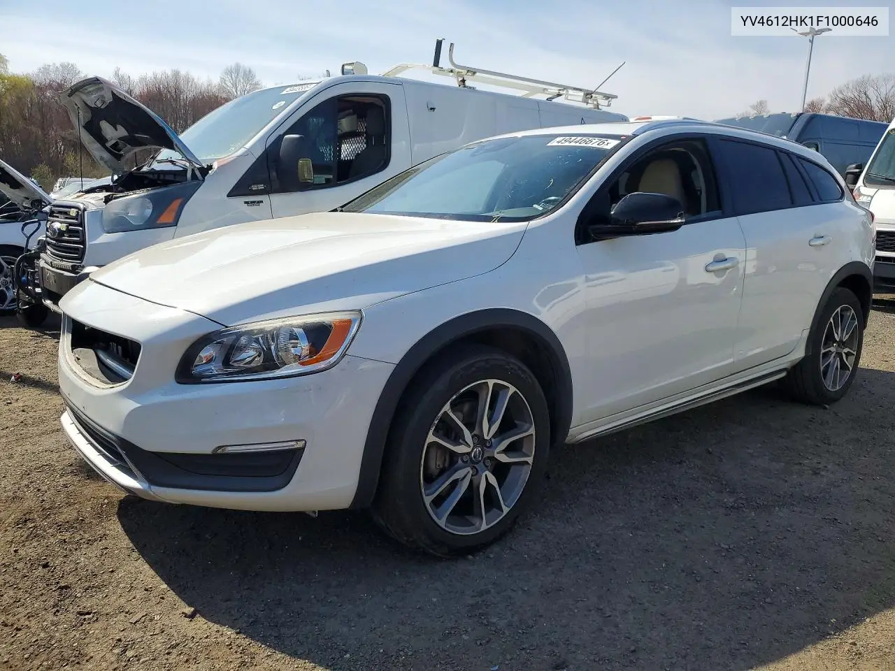 2015 Volvo V60 Cross Country Premier VIN: YV4612HK1F1000646 Lot: 49446676