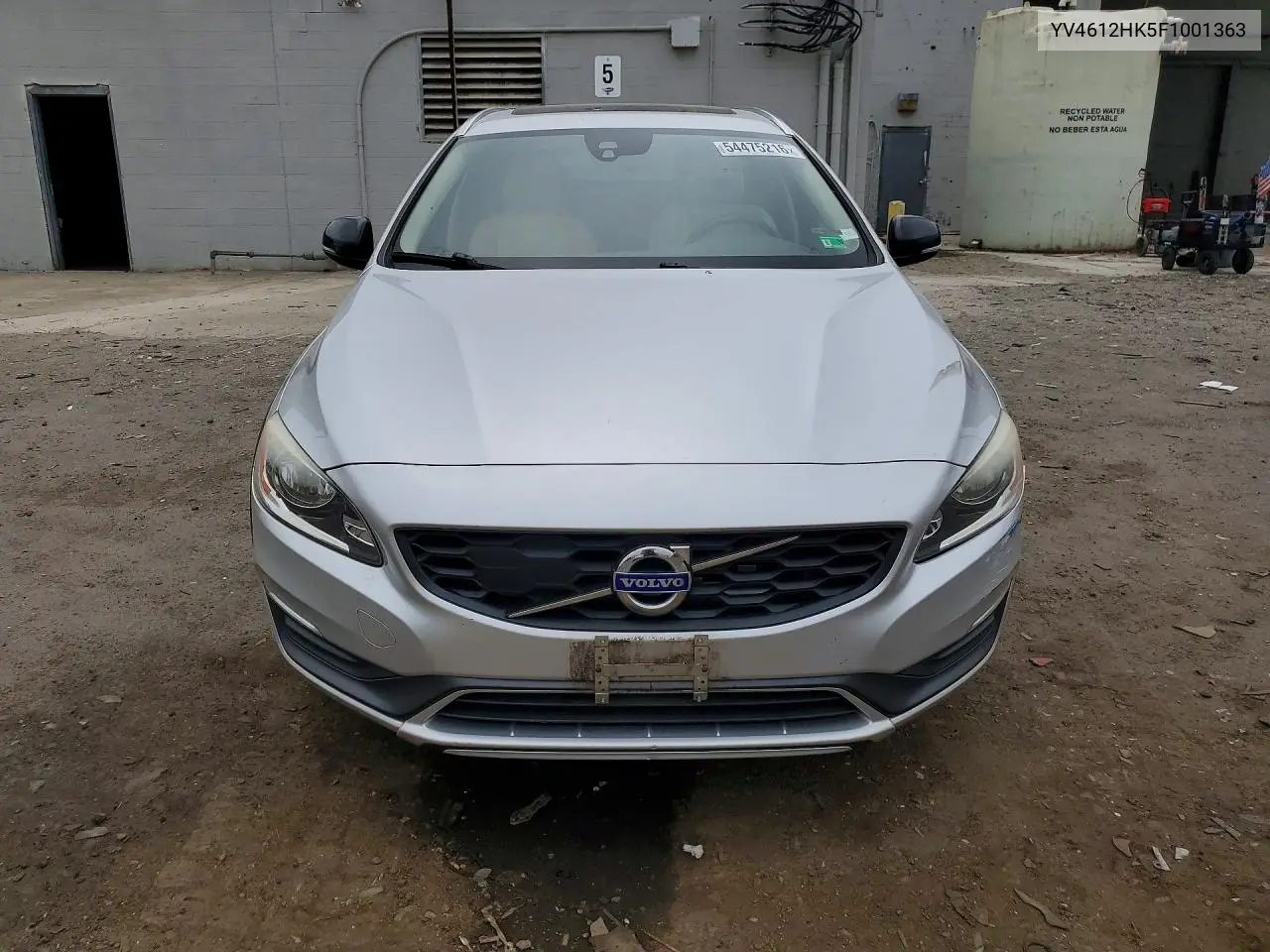 2015 Volvo V60 Cross Country Premier VIN: YV4612HK5F1001363 Lot: 54475216