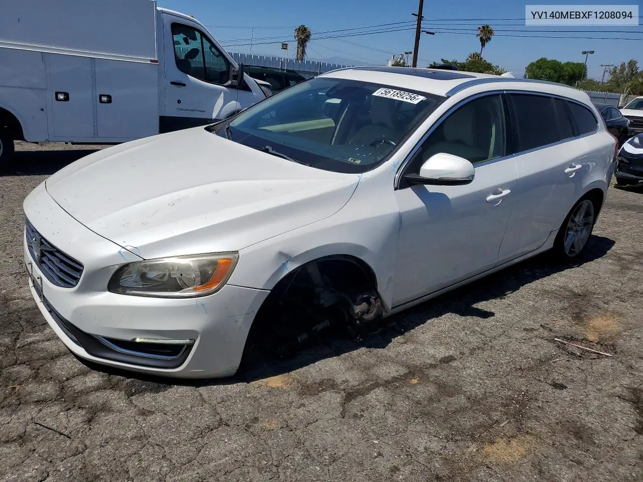 2015 Volvo V60 Premier VIN: YV140MEBXF1208094 Lot: 56189256