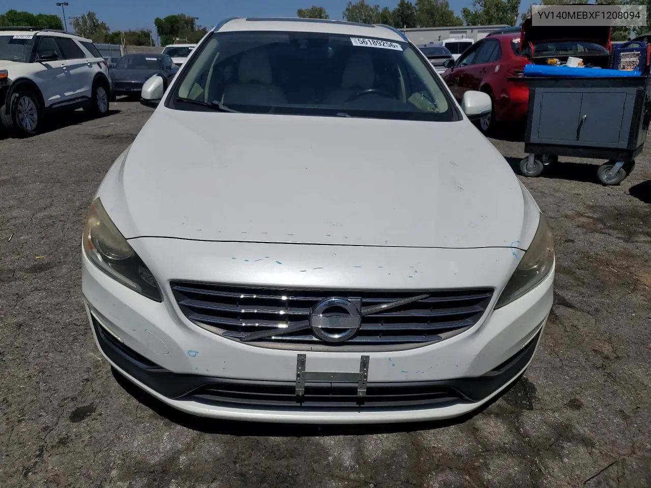 2015 Volvo V60 Premier VIN: YV140MEBXF1208094 Lot: 56189256